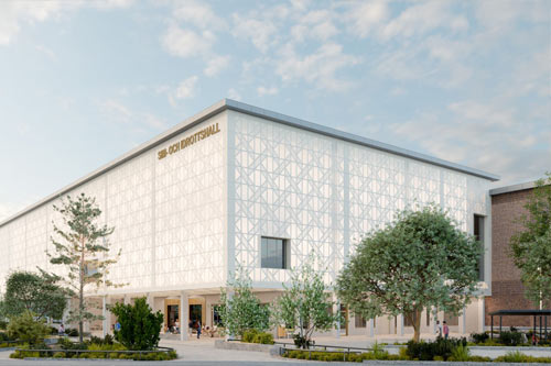 En sporthall i Huddinge